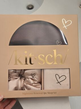 kitsch Nighttime Renewal 3pc Sleep Set - Blush